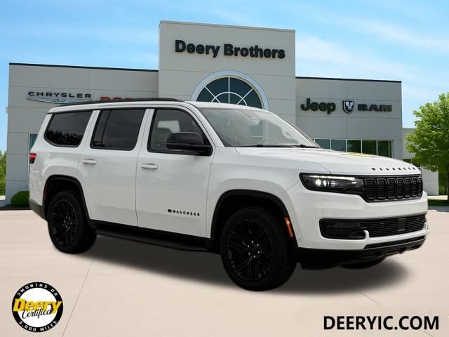 Bright White Clearcoat 2025 Jeep Wagoneer SUV / Crossover Four-Wheel Drive 8-Speed Automatic