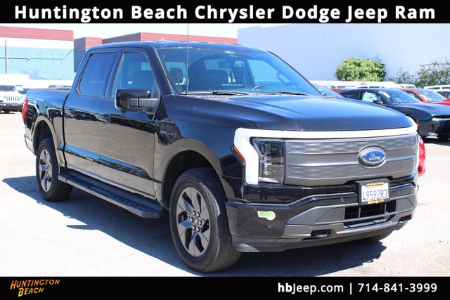 Black Metallic 2022 Ford F-150 Lightning Pickup Truck All-Wheel Drive Automatic
