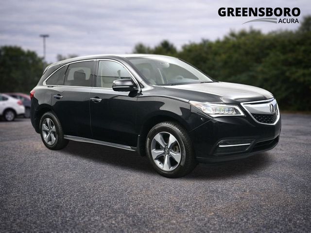Crystal Black Pearl 2016 Acura MDX SH-AWD SUV / Crossover All-Wheel Drive 9-Speed Automatic