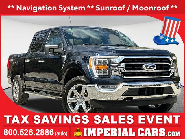 Antimatter Blue Metallic 2023 Ford F-150 Pickup Truck Four-Wheel Drive Automatic