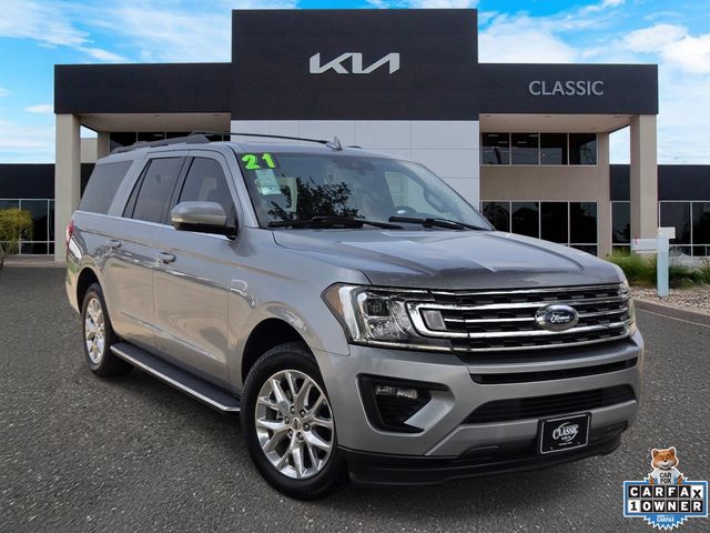 Silver Metallic 2021 Ford Expedition MAX XLT RWD SUV / Crossover 4X2 Automatic