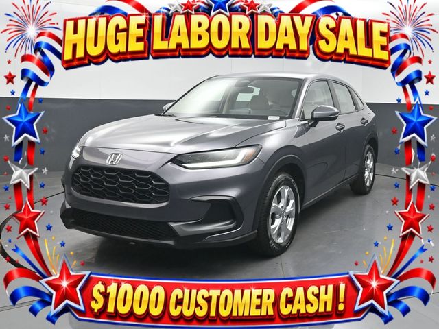 Gray 2023 Honda HR-V SUV / Crossover Front-Wheel Drive Continuously Variable Transmission