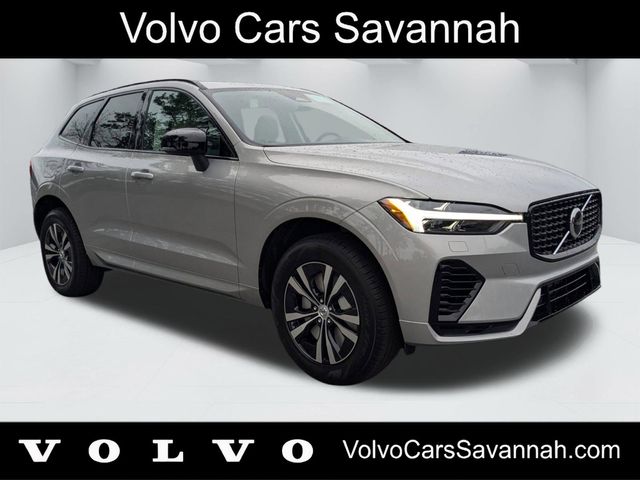 Silver 2025 Volvo XC60 Recharge T8 Core Dark Theme eAWD SUV / Crossover All-Wheel Drive Automatic