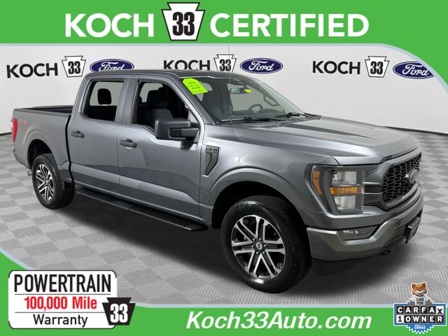 Gray Metallic 2023 Ford F-150 Pickup Truck Four-Wheel Drive Automatic