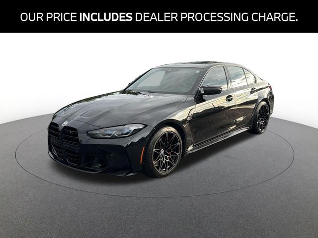 Black Sapphire Metallic 2022 BMW M3 Sedan All-Wheel Drive 8-Speed Automatic