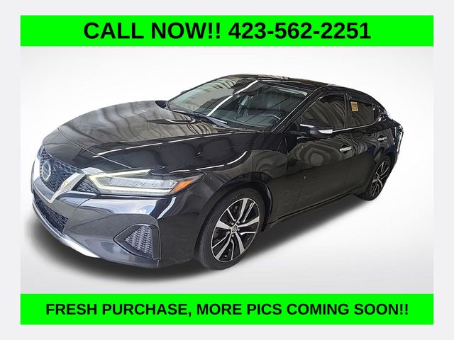 Super Black 2022 Nissan Maxima Sedan Front-Wheel Drive Continuously Variable Transmission