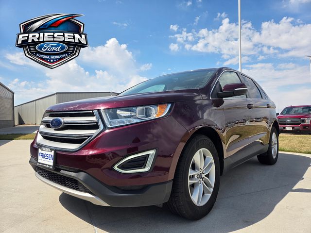 Red (Burgundy Velvet Metallic Tinted Clearcoat) 2017 Ford Edge SEL AWD SUV / Crossover All-Wheel Drive 6-Speed Automatic