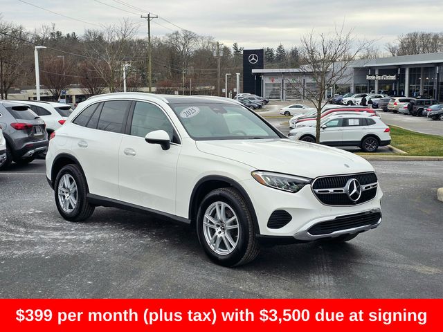 Polar White 2025 Mercedes-Benz GLC 300 4MATIC SUV / Crossover All-Wheel Drive 9-Speed Automatic