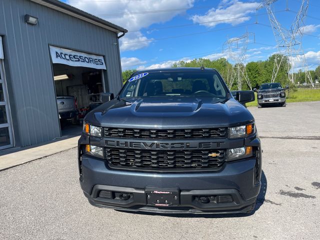 2021 Chevrolet Silverado 1500 Custom - Shadow Gray Metallic exterior view 2