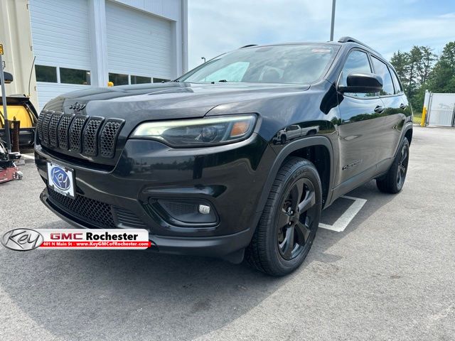 Diamond Black Crystal Pearlcoat 2019 Jeep Cherokee SUV / Crossover Four-Wheel Drive 9-Speed Automatic