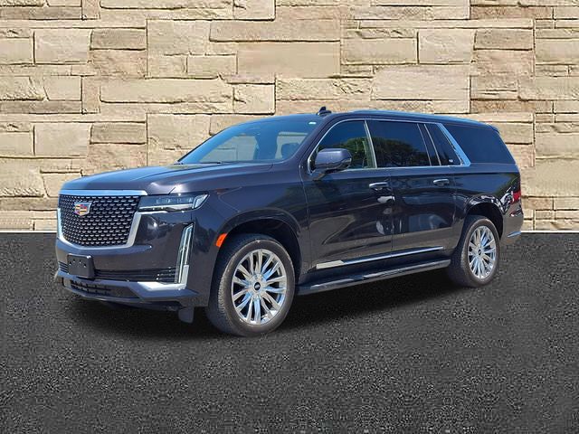Galactic Gray Metallic 2023 Cadillac Escalade ESV SUV / Crossover Four-Wheel Drive Automatic