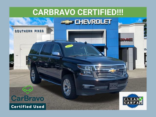 Black 2019 Chevrolet Suburban SUV / Crossover Four-Wheel Drive 6-Speed Automatic Overdrive