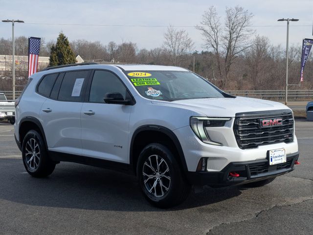 Summit White 2024 GMC Acadia AT4 AWD SUV / Crossover Four-Wheel Drive 8-Speed Automatic