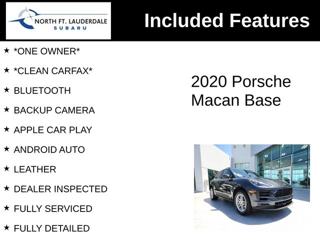 2020 Porsche Macan Base 2