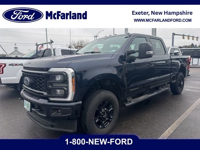 Blue Metallic 2023 Ford F-250 Super Duty XL Crew Cab 4WD Pickup Truck Four-Wheel Drive Automatic
