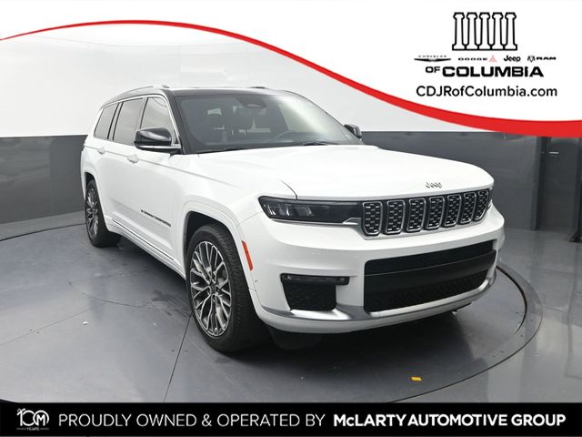 Bright White Clearcoat 2021 Jeep Grand Cherokee L SUV / Crossover Four-Wheel Drive 8-Speed Automatic