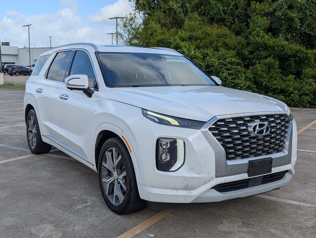 2021 Hyundai Palisade Limited White at Gullo Toyota