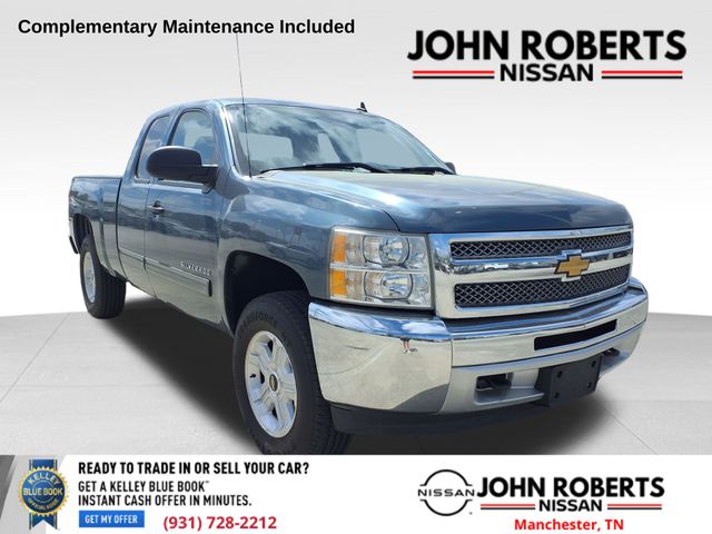 Blue Granite Metallic 2012 Chevrolet Silverado 1500 LT Extended Cab 4WD Pickup Truck Four-Wheel Drive 6-Speed Automatic Overdrive