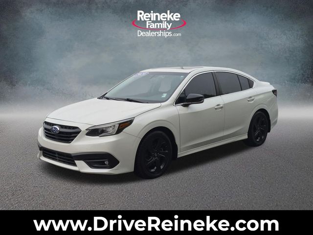 Crystal White Pearl 2020 Subaru Legacy Sedan All-Wheel Drive Continuously Variable Transmission