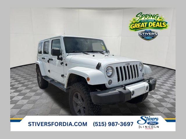 Bright White Clearcoat 2016 Jeep Wrangler Unlimited Sahara 4WD SUV / Crossover Four-Wheel Drive 5-Speed Automatic