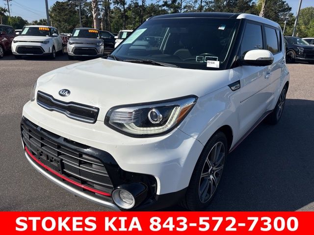 Clear White 2018 Kia Soul ! Wagon Front-Wheel Drive 7-Speed Automatic