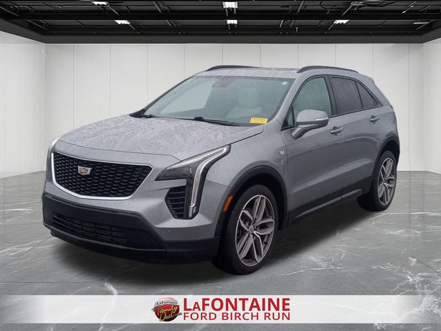 Argent Silver Metallic 2023 Cadillac XT4 Sport AWD SUV / Crossover Four-Wheel Drive 9-Speed Automatic
