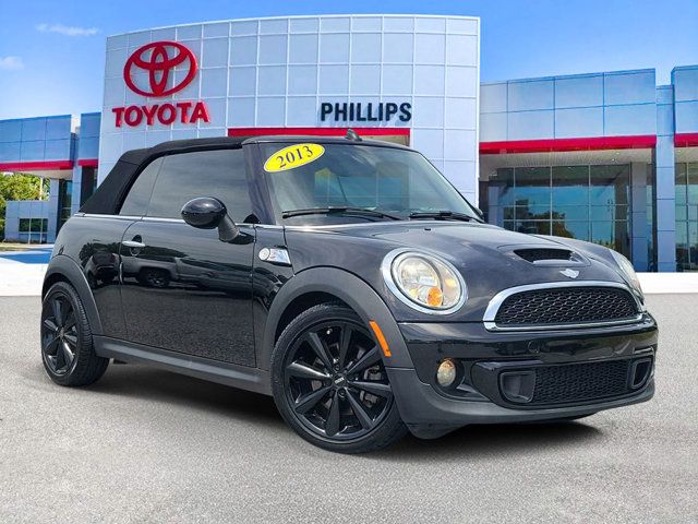 Midnight Black Metallic 2013 MINI Cooper S Convertible FWD Convertible Front-Wheel Drive 6-Speed Automatic
