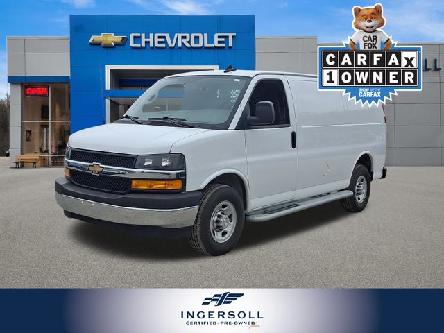 Summit White 2024 Chevrolet Express Cargo 2500 RWD Van Rear-Wheel Drive 8-Speed Automatic Overdrive
