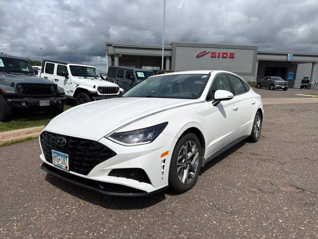 2022 Quartz White Hyundai Sonata SEL FWD Sedan
