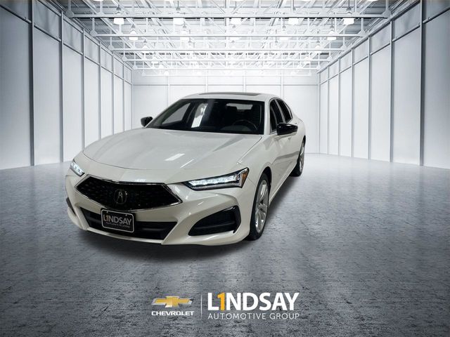 Platinum White Pearl 2021 Acura TLX FWD with Technology Package Sedan Front-Wheel Drive Automatic