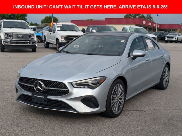 Cirrus Silver Metallic 2025 Mercedes-Benz CLA Coupe All-Wheel Drive 8-Speed Dual Clutch
