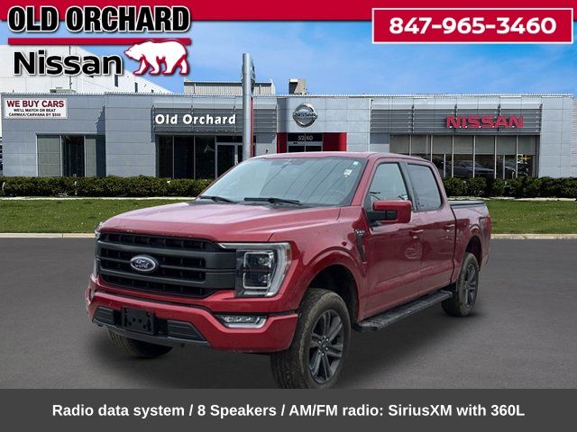Red 2023 Ford F-150 Pickup Truck Four-Wheel Drive Automatic