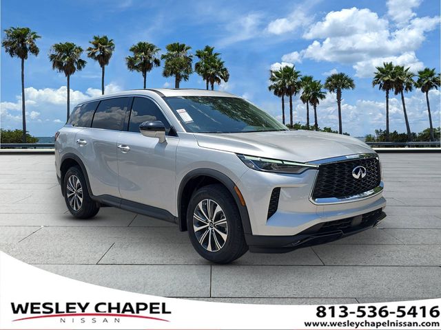 Gray (Liquid Platinum) 2023 INFINITI QX60 Pure AWD SUV / Crossover All-Wheel Drive 9-Speed Automatic