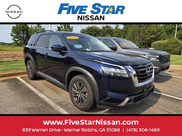 Deep Ocean Blue 2024 Nissan Pathfinder SUV / Crossover Front-Wheel Drive 9-Speed Automatic