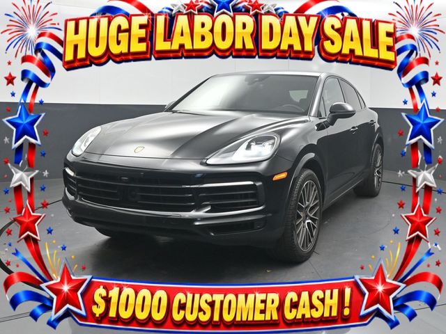 Black 2023 Porsche Cayenne Coupe Coupe All-Wheel Drive 8-Speed Automatic