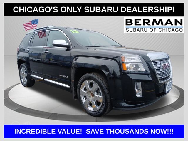 Carbon Black Metallic 2013 GMC Terrain Denali AWD SUV / Crossover All-Wheel Drive 6-Speed Automatic