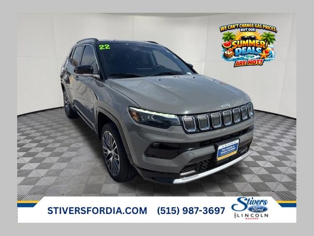 Sting-Gray Clearcoat 2022 Jeep Compass Limited 4WD SUV / Crossover Four-Wheel Drive 9-Speed Automatic