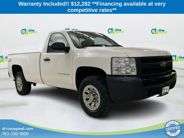 Summit White 2011 Chevrolet Silverado 1500 Pickup Truck Four-Wheel Drive 4-Speed Automatic Overdrive