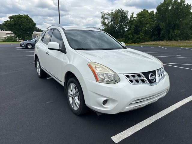 Pearl White 2012 Nissan Rogue SV SUV / Crossover Front-Wheel Drive Continuously Variable Transmission