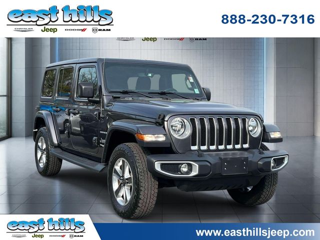 Gray (Granite Crystal Metallic Clearcoat) 2020 Jeep Wrangler Unlimited Sahara 4WD SUV / Crossover Four-Wheel Drive 8-Speed Automatic