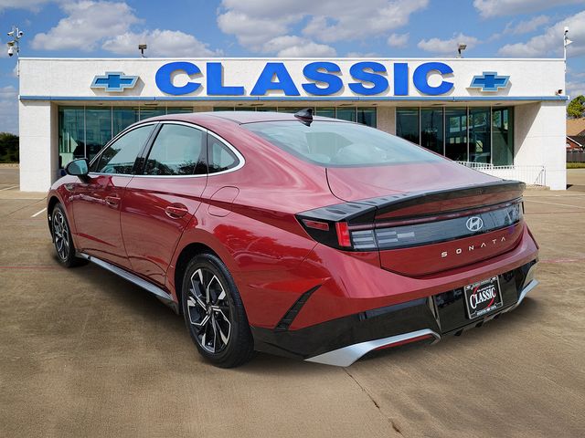2025 Hyundai Sonata SEL Red at Cook Ford