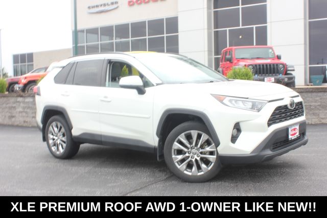 White (Blizzard Pearl) 2021 Toyota RAV4 SUV / Crossover All-Wheel Drive 8-Speed Automatic