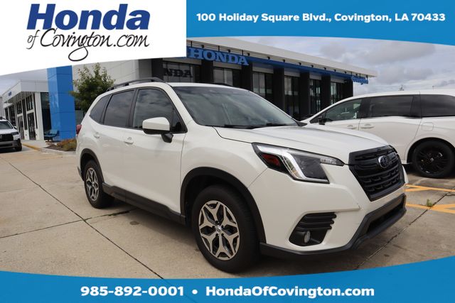 Crystal White Pearl 2023 Subaru Forester SUV / Crossover All-Wheel Drive Continuously Variable Transmission