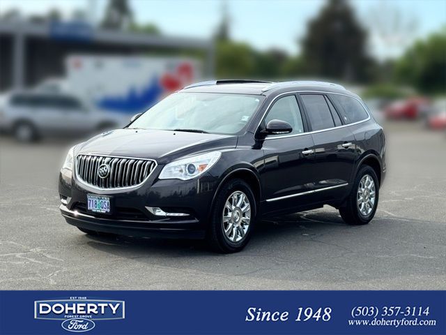 Gray (Iridium Metallic) 2014 Buick Enclave Leather AWD SUV / Crossover All-Wheel Drive 6-Speed Automatic