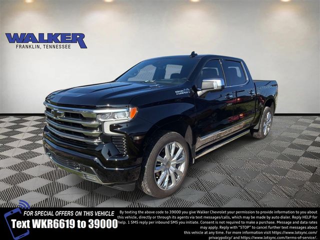 Black 2024 Chevrolet Silverado 1500 Pickup Truck Four-Wheel Drive Automatic