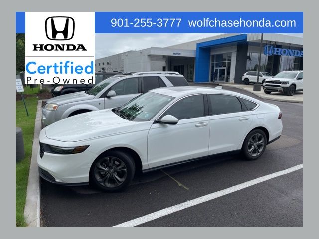 2024 Platinum White Pearl Honda Accord EX FWD Sedan