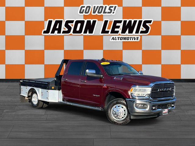 Red (Maroon) 2021 RAM 3500 Chassis Laramie Crew Cab DRW LB 4WD Pickup Truck Four-Wheel Drive 6-Speed Automatic