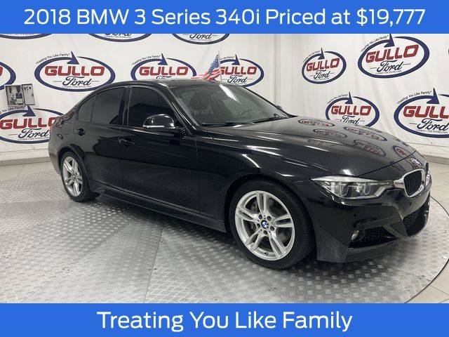 Black Sapphire Metallic 2018 BMW 3 Series Sedan Rear-Wheel Drive 8-Speed Automatic
