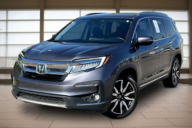 Gray (Modern Steel Metallic) 2020 Honda Pilot Elite AWD SUV / Crossover All-Wheel Drive 9-Speed Automatic