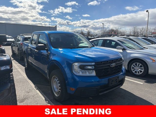Velocity Blue Metallic 2022 Ford Maverick XL SuperCrew AWD Pickup Truck All-Wheel Drive 8-Speed Automatic